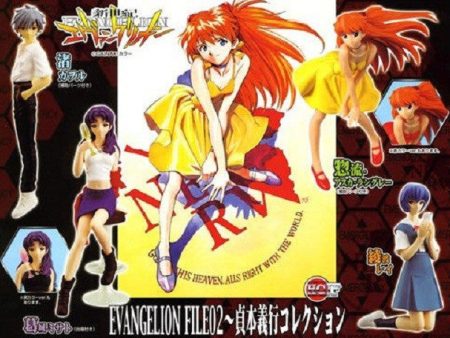 Bandai Neon Genesis Evangelion EVA Gashapon HGIF File 02 6 Trading Collection Figure Set Online now