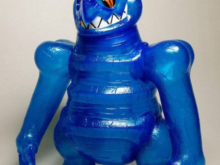 Intheyellow 2008 Touma KFGU Kaiju For Grown Ups Skull King Clear Blue Ver 7  Vinyl Figure Online Sale