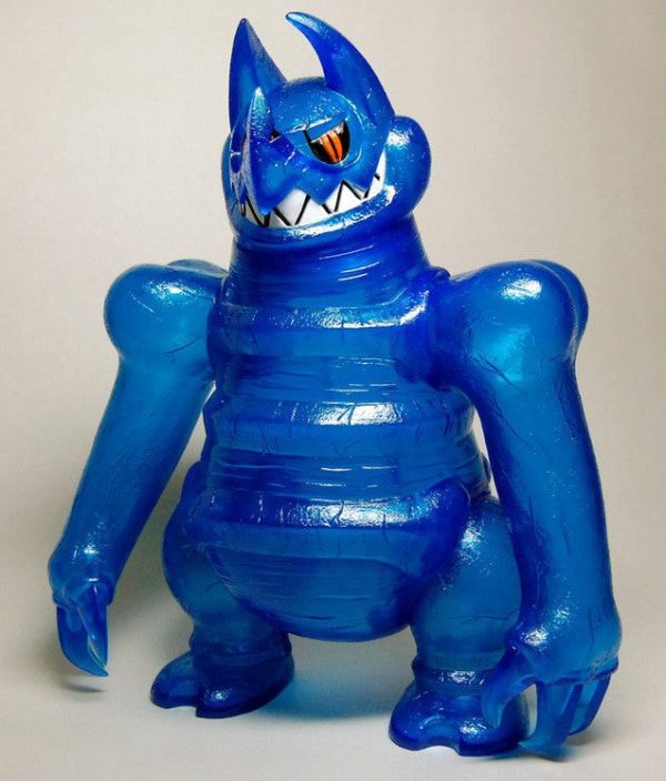 Intheyellow 2008 Touma KFGU Kaiju For Grown Ups Skull King Clear Blue Ver 7  Vinyl Figure Online Sale