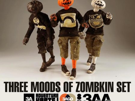 ThreeA 3A Toys Ashley Wood Adventure Kartel 3AGO AK Zombkin 8  Action Figure Set Online