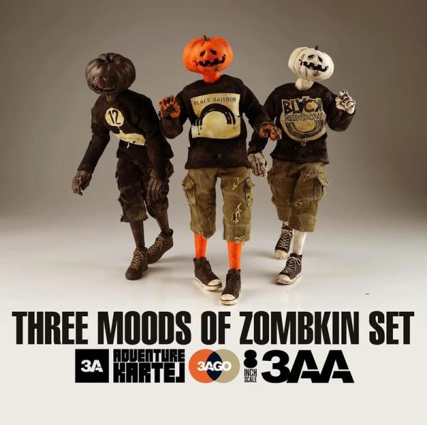 ThreeA 3A Toys Ashley Wood Adventure Kartel 3AGO AK Zombkin 8  Action Figure Set Online