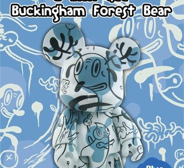 Toy2R 2006 Qee Gary Baseman Buckingham Forest Bear Blue Ver 8  Vinyl Figure For Sale