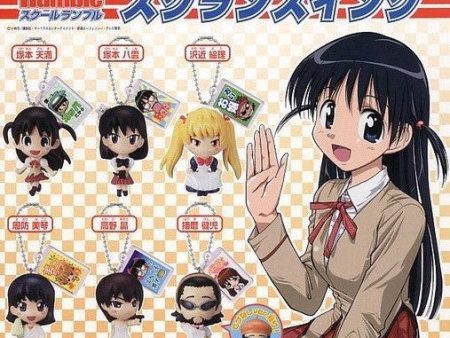 Bandai School Rumble Gashapon 6 Mascot Swing Strap Trading Collection Figure Set Discount