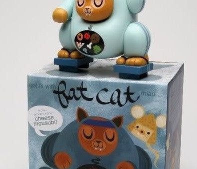 Amanda Visell 2009 Zakkamono Miao & Mousubi Fat Cat Edition 8  Vinyl Figure on Sale