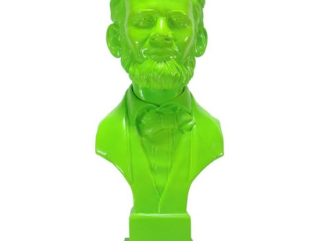 MINDstyle 2009 Ron English Abraham Obama Fresh Manila Exclusive Green Ver 16  Vinyl Figure Online Sale