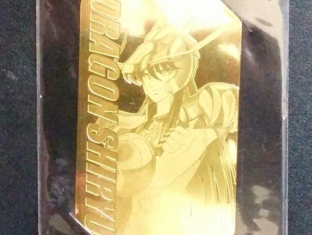 Bandai Saint Seiya Myth Cloth Special Metal Plate Dragon Shiryu Gold Ver For Cheap