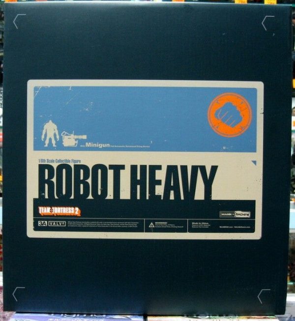 ThreeA 3A Toys Ashley Wood Team Fortress Mann vs Machine Robot Heavy Blue Ver Vinyl Figure Online Hot Sale