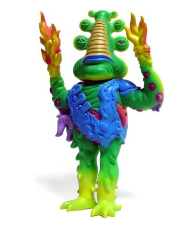 Presspop 2008 Jim Woodring Lorbo Standard Version 02 Green Ver 7  Vinyl Figure Cheap