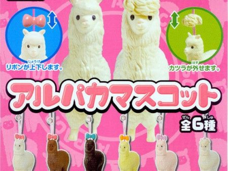 Epoch Alpaca Mascot Gashapon 6 Phone Strap Collection Figure Set Online