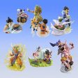 Bandai Dragon Ball Z DBZ Gashapon Imagination Part 10 6 Figure Set Hot on Sale