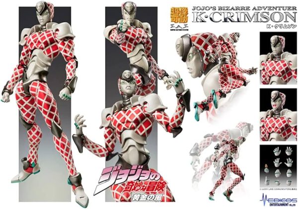 Medicos SAS Super Action Statue JoJo s Bizarre Adventure P5 Golden Wind King K. Crimson Action Figure on Sale