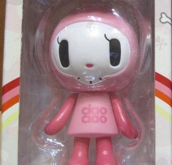 StrangeCo 2007 Simone Legno Tokidoki Brin Berliner Ciao Ciao Pink 5  Vinyl Figure Online Sale