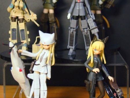 Konami Mecha Musume Military Army Girl Part 2 6 Trading Collection Figure Set Used Sale