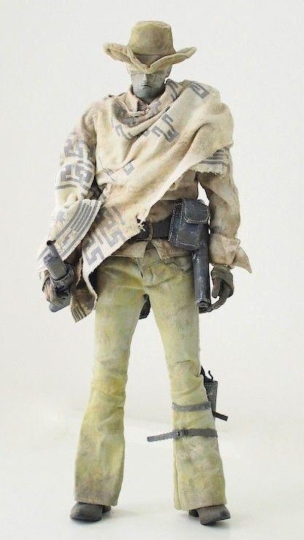 ThreeA 3A Toys 1 6 12  Ashley Wood Blind Cowboy White Ver Action Figure Used Cheap