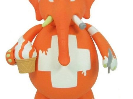 Toy2R Frank Kozik Dr. Bomb Vanilla Swirl Orange Ver 10  Vinyl Figure For Discount