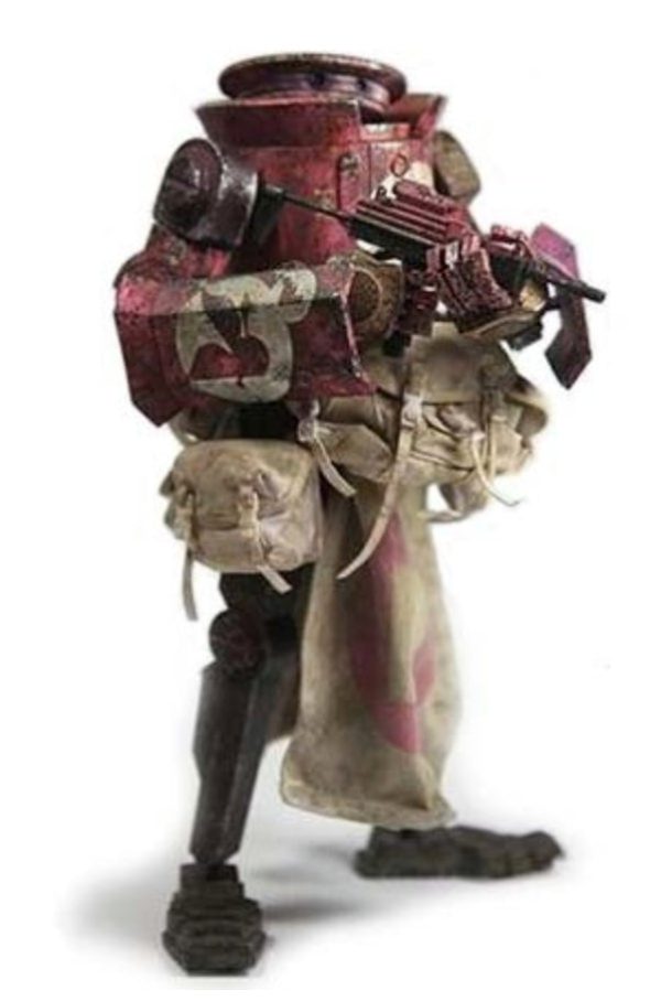 ThreeA 3A Toys Ashley Wood WWR Dropcloth 1.5U PeaceDay ver 12  Vinyl Figure Fashion