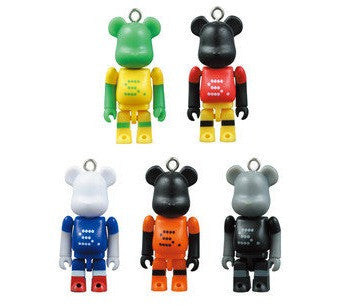 Medicom Toy Be@rbrick 50% Sophnet F.C.R.B. 5 Strap Figure Set For Cheap