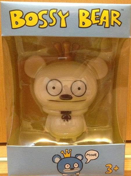 Toy2R 2010 David Horvath Bossy Bear & Friends King Bossy White Flocked Edition Ver 5  Vinyl Figure Cheap