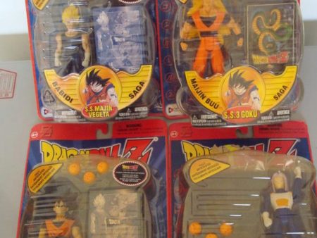 Jakks Pacific Dragon Ball Z Super Vegeta Son Gokou Trunks 4 Action Figure Set For Cheap