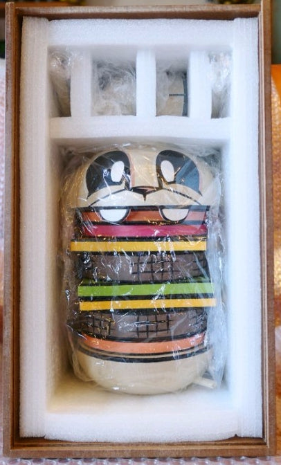 The Loyal Subjects 2012 Joe Ledbetter Burger Bunny 10   Wood Figure Fashion