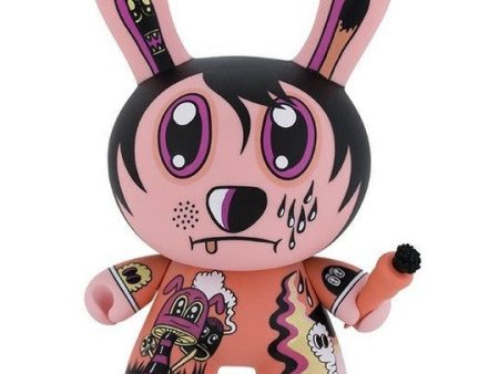 Kidrobot 2008 Jeremyville Dunny Nightmare In Jeremyville Pink Ver 8  Vinyl Figure Supply