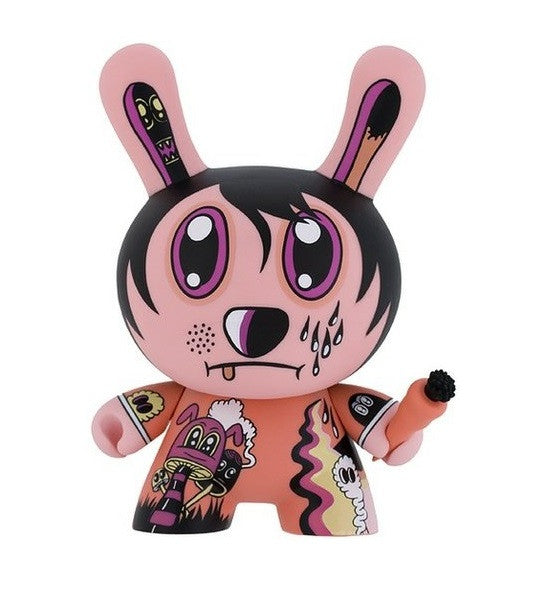 Kidrobot 2008 Jeremyville Dunny Nightmare In Jeremyville Pink Ver 8  Vinyl Figure Supply