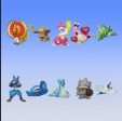 Bandai Pokemon Pocket Monsters Gashapon わざコレ Collection 08 10 Pencil Topper Figure Set Supply