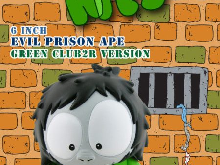 Toy2R 2007 MCA Evil Ape 6  Classic Prison Green Club2R Ver. Soft Vinyl Action Figure on Sale