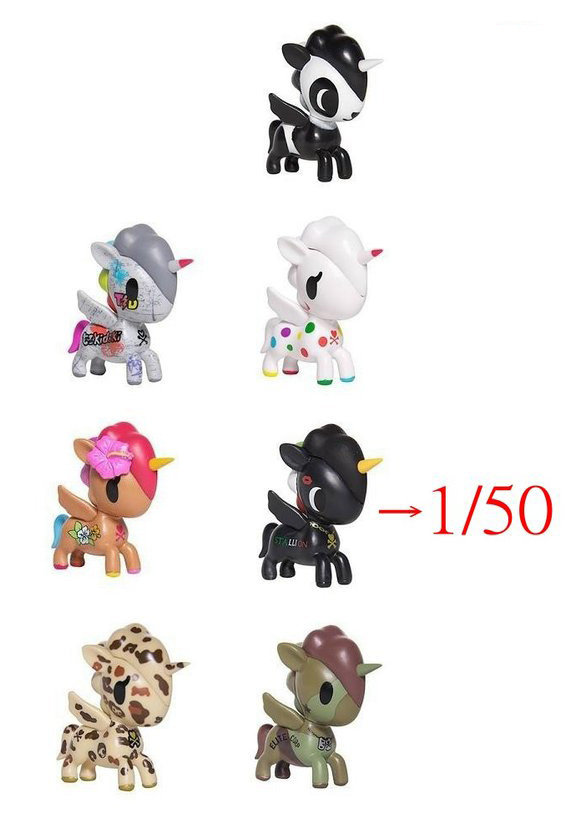 2012 Simone Legno Tokidoki Unicorno Series 2 7 2.5  Vinyl Figure Set Hot on Sale