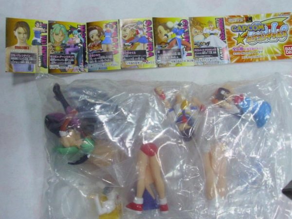 Bandai Capcom Gals Gashapon 6 Collection Figure Set For Sale