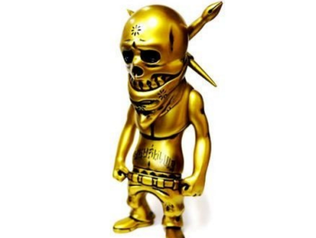 Secret Base 2011 Usugrow Rebel Ink The World Power Gold Golden Ver 7  Vinyl Figure Supply