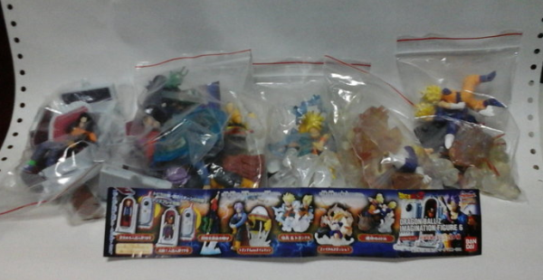 Bandai Dragon Ball Z DBZ Gashapon Imagination Part 6 7 Trading Collection Figure Set Used Online