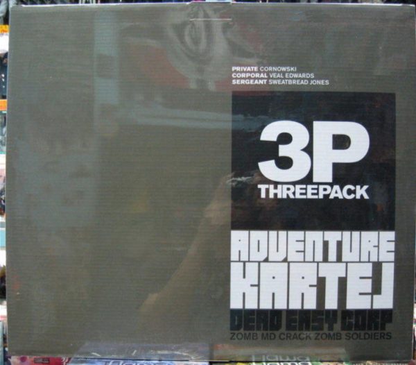 ThreeA 3A Toys 2013 Ashley Wood Adventure Kartel Dead Easy Corp 3 12  Vinyl Figure Set For Sale