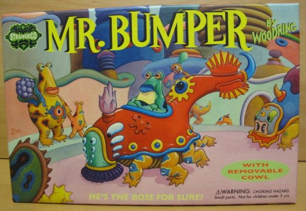 StrangeCo 2006 Jim Woodring Mr Bumper Red Ver 10  Vinyl Figure Fashion