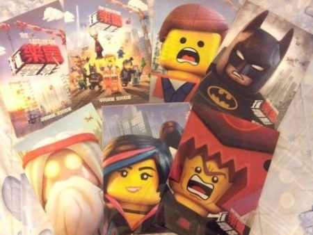 2014 The Lego Movie Promo 7 Folder Set 2 Poster + 5 Character Ver. Will Ferrell Sale