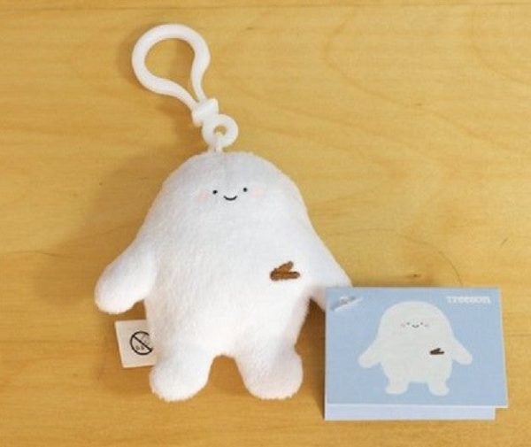 Crazylabel 2010 Bubi Au Yeung Treeson 3  Plush Doll Strap Keychain Figure For Cheap