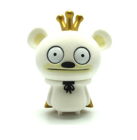 Toy2R 2010 David Horvath Bossy Bear & Friends King Bossy White Flocked Edition Ver 5  Vinyl Figure Cheap