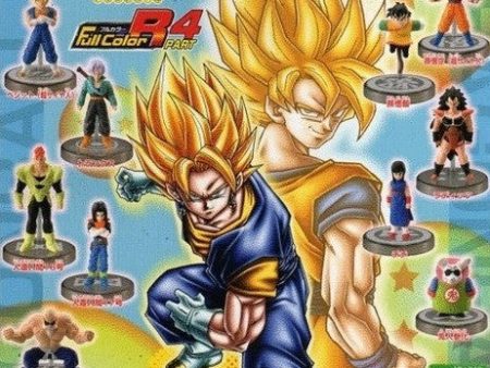 Bandai Dragon Ball Z Gashapon Full Color R Part 4 10 Trading Collection Figure Set Sale