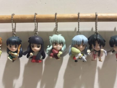 Bandai Inuyasha Gashapon 7 Mini Trading Collection Figure Set Used Hot on Sale