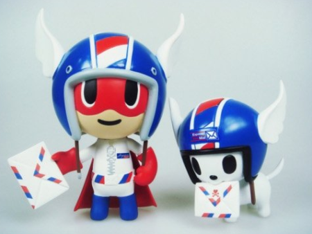 2011 Simone Legno Tokidoki x Singpost Zip & Cody 4.5  Vinyl Figure Hot on Sale