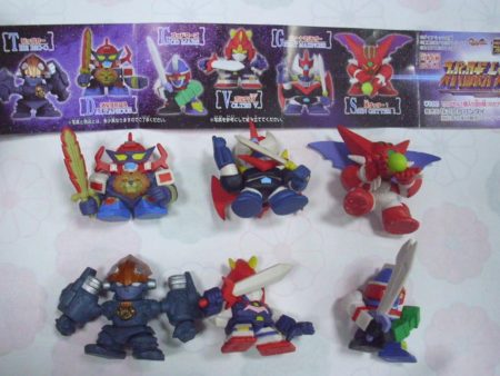 Bandai Super Robot Wars SRW Gashapon Part 2 6 Figure Set Used Cheap