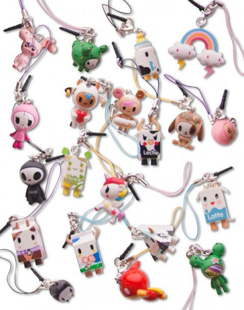 StrangeCo 2009 Simone Legno Tokidoki Frenzies Classic 10 Random Box 1  Strap Figure Set Supply