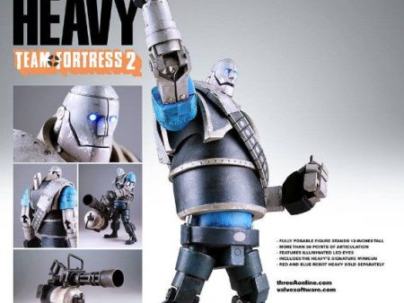 ThreeA 3A Toys Ashley Wood Team Fortress Mann vs Machine Robot Heavy Blue Ver Vinyl Figure Online Hot Sale