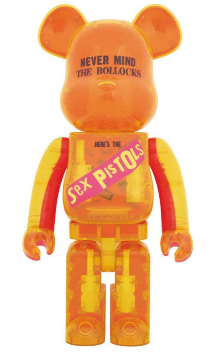 Medicom Toy Be@rbrick 1000% Live Nation Merchandise Sex Pistols Residuals Clear Ver 29  Vinyl Figure For Discount