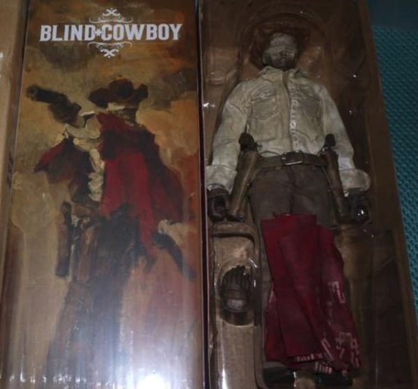 ThreeA 3A Toys 1 6 12  Ashley Wood Blind Cowboy Action Figure Used Hot on Sale