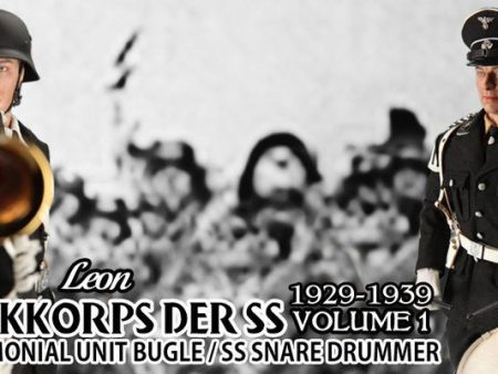 3 Reich 12  1 6 GM623 WWII German 1929-1939 Volume 1 Leon Musikkorps Der SS Ceremonial Unit Bugle Snare Drummer Figure Set Online Sale