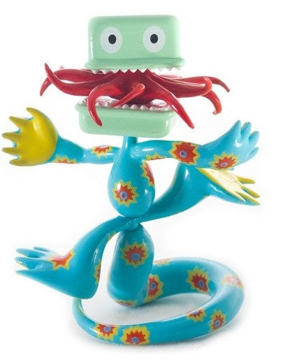 Sony Creative Products 2006 Jim Woodring Crazy Newt Type A 3  Vinyl Figure Used Fashion