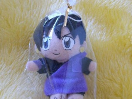 Inuyasha Miroku Mini Plush Doll Strap Key Chain Figure Discount