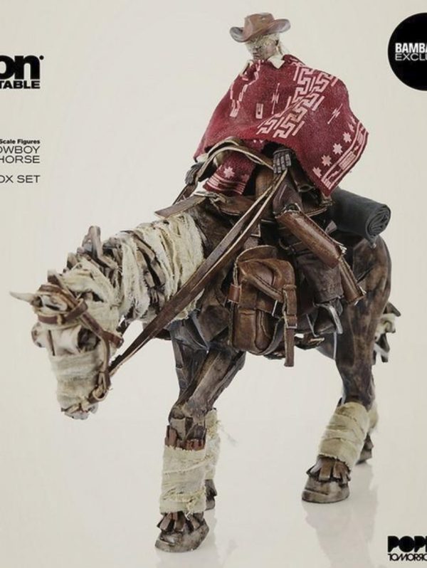 ThreeA 3A Toys 1 12 Ashley Wood Blind Cowboy & Horse Action Figure Set on Sale