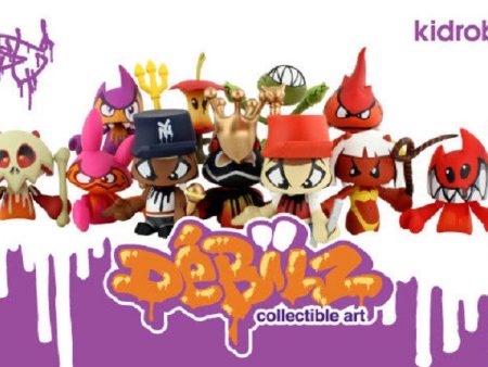 Kidrobot Mist Debilz Collectible Art Series Seal Box 10 Random Mini Box Figure Set Online now